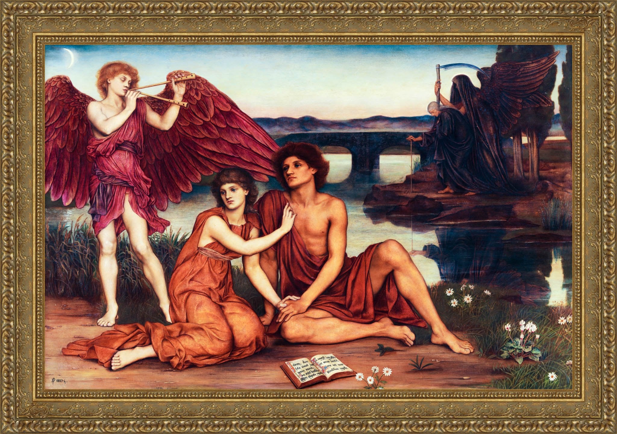 Love's Passing – Evelyn De Morgan, 1883 - 84 - Canvas Classics