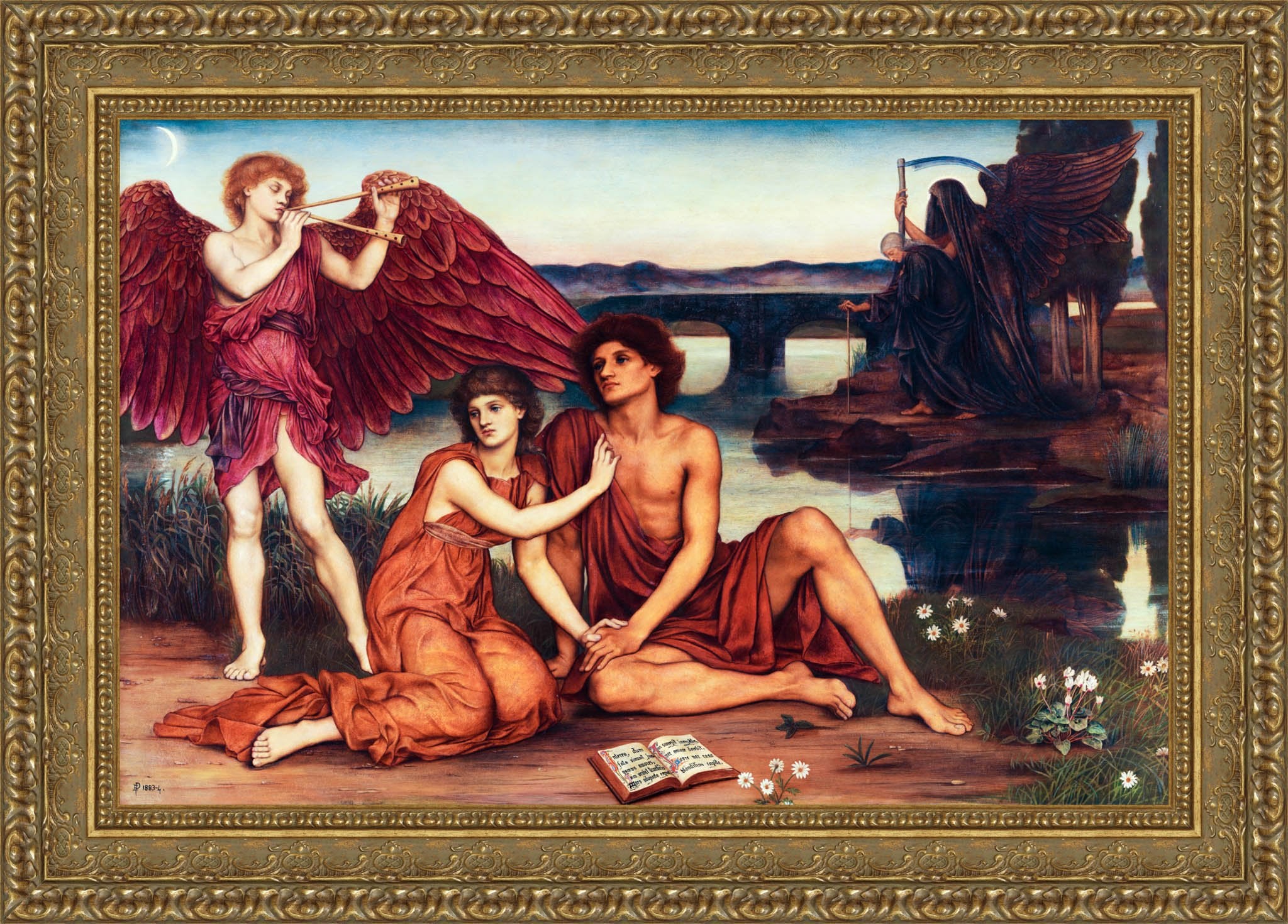 Love's Passing – Evelyn De Morgan, 1883 - 84 - Canvas Classics