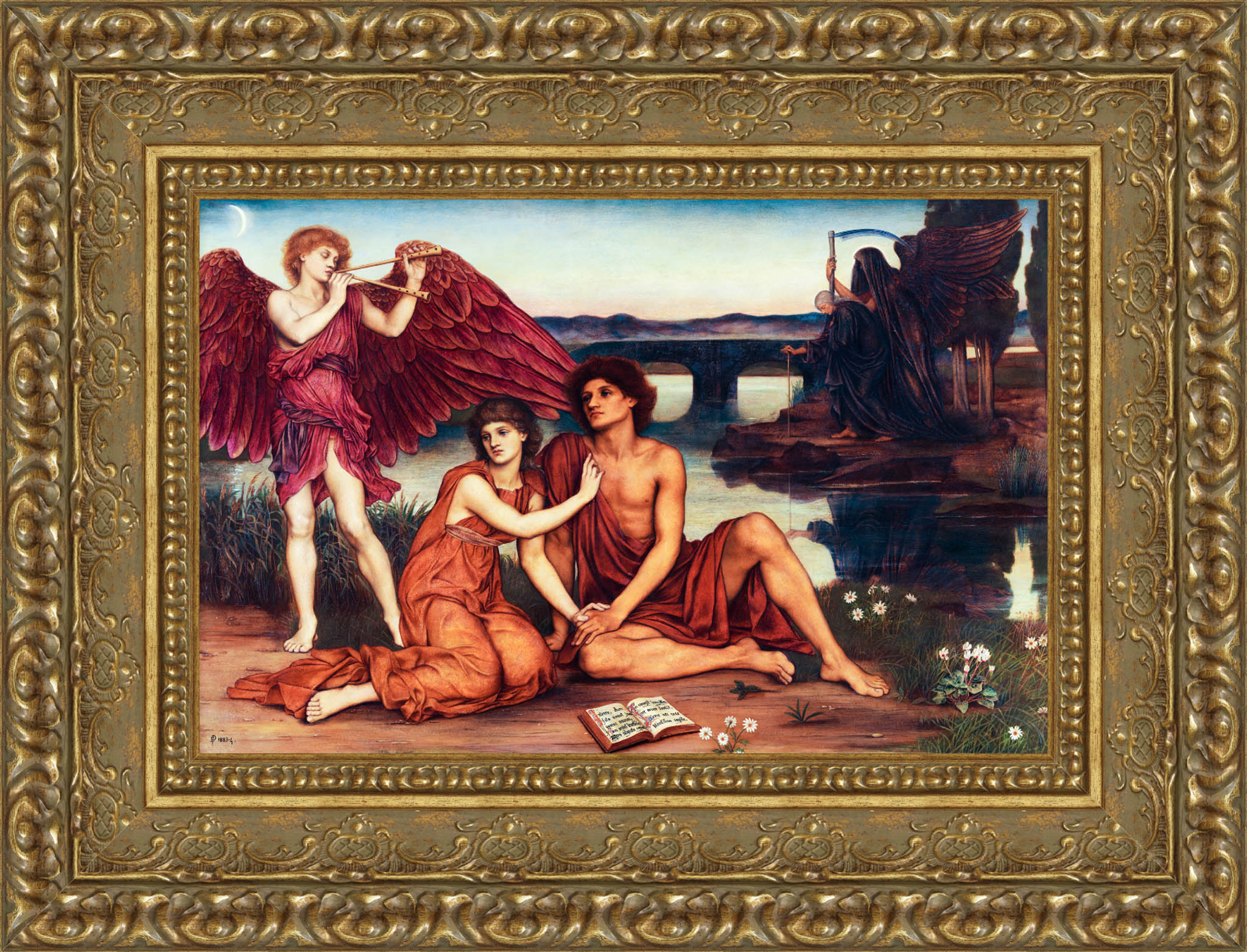Love's Passing – Evelyn De Morgan, 1883 - 84 - Canvas Classics
