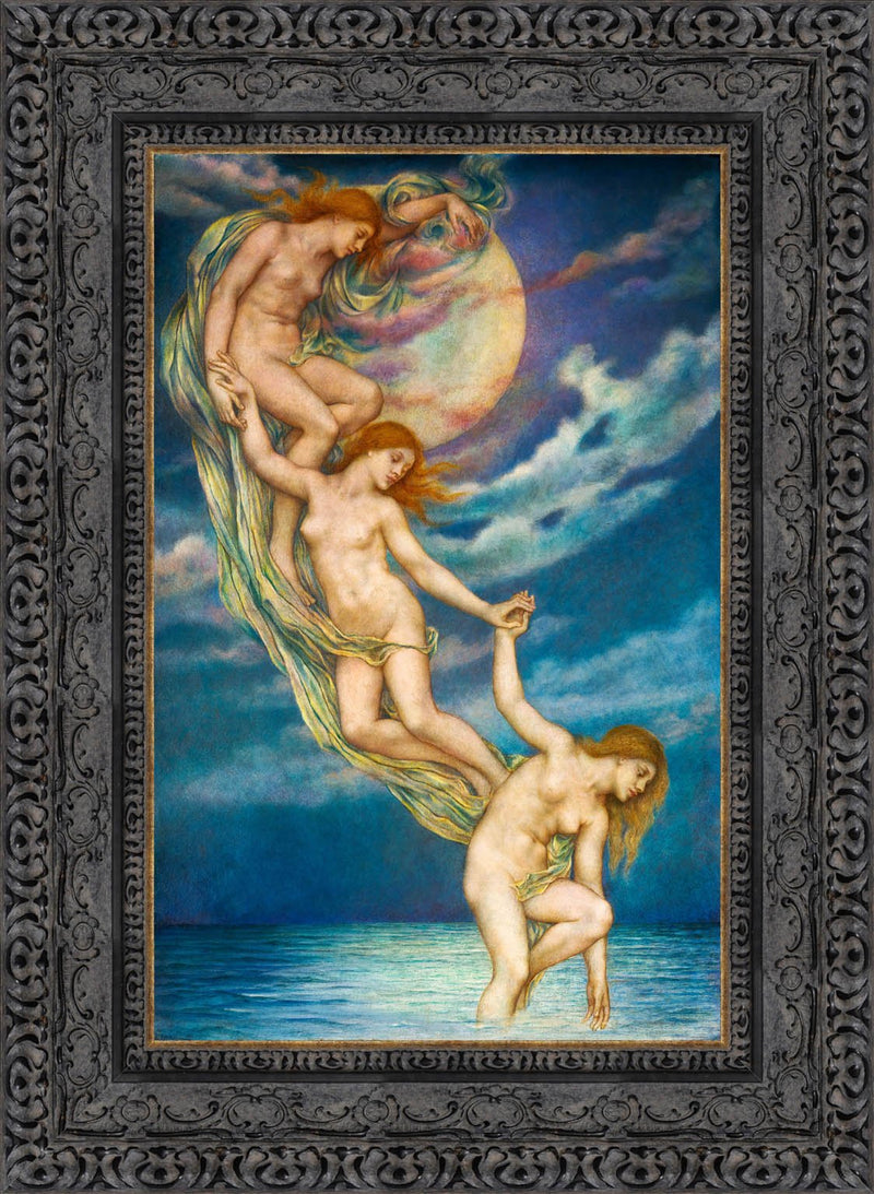 Moonbeams Dipping Into The Sea – Evelyn De Morgan, 1900