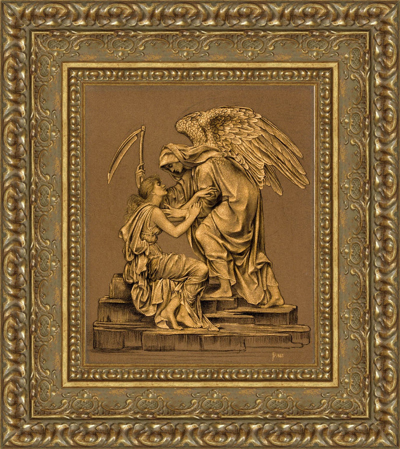 Study For The Angel Of Death – Evelyn De Morgan, 1890