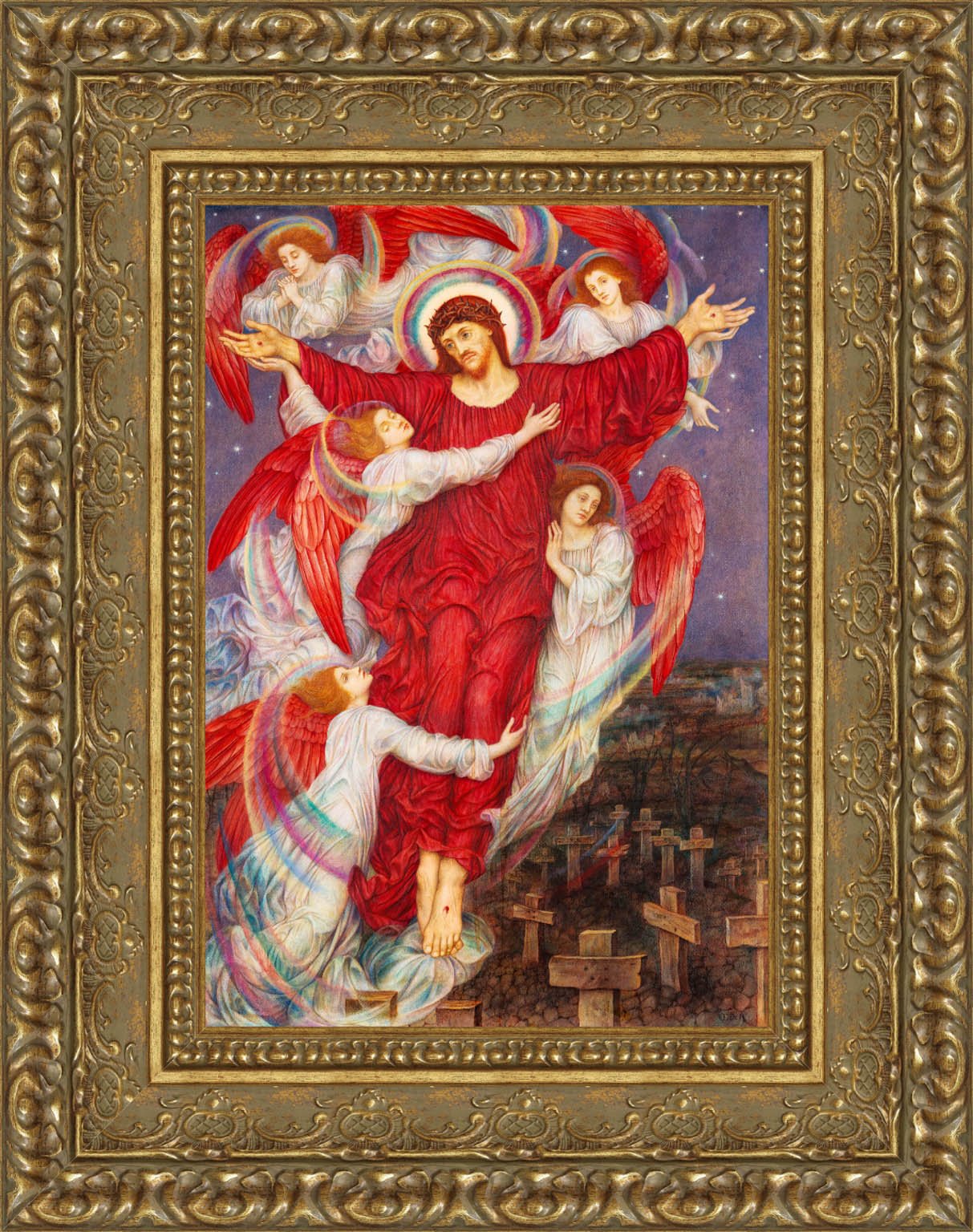 The Red Cross – Evelyn De Morgan, 1916 - Canvas Classics