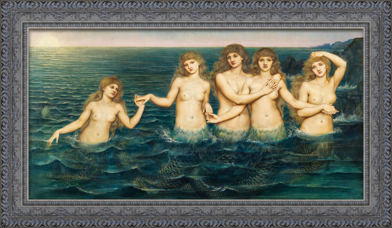 The Sea Maidens – Evelyn De Morgan, 1886