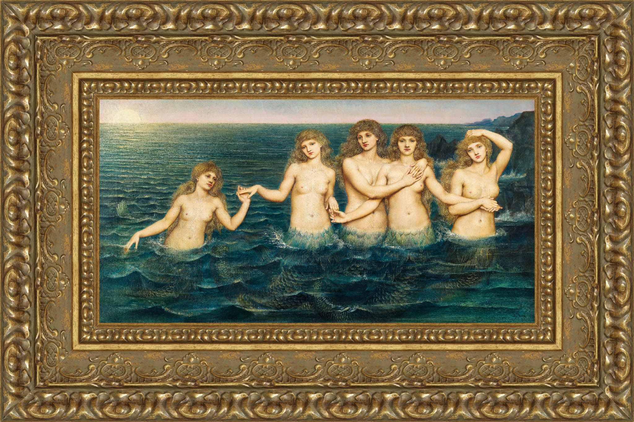 The Sea Maidens – Evelyn De Morgan, 1886 - Canvas Classics