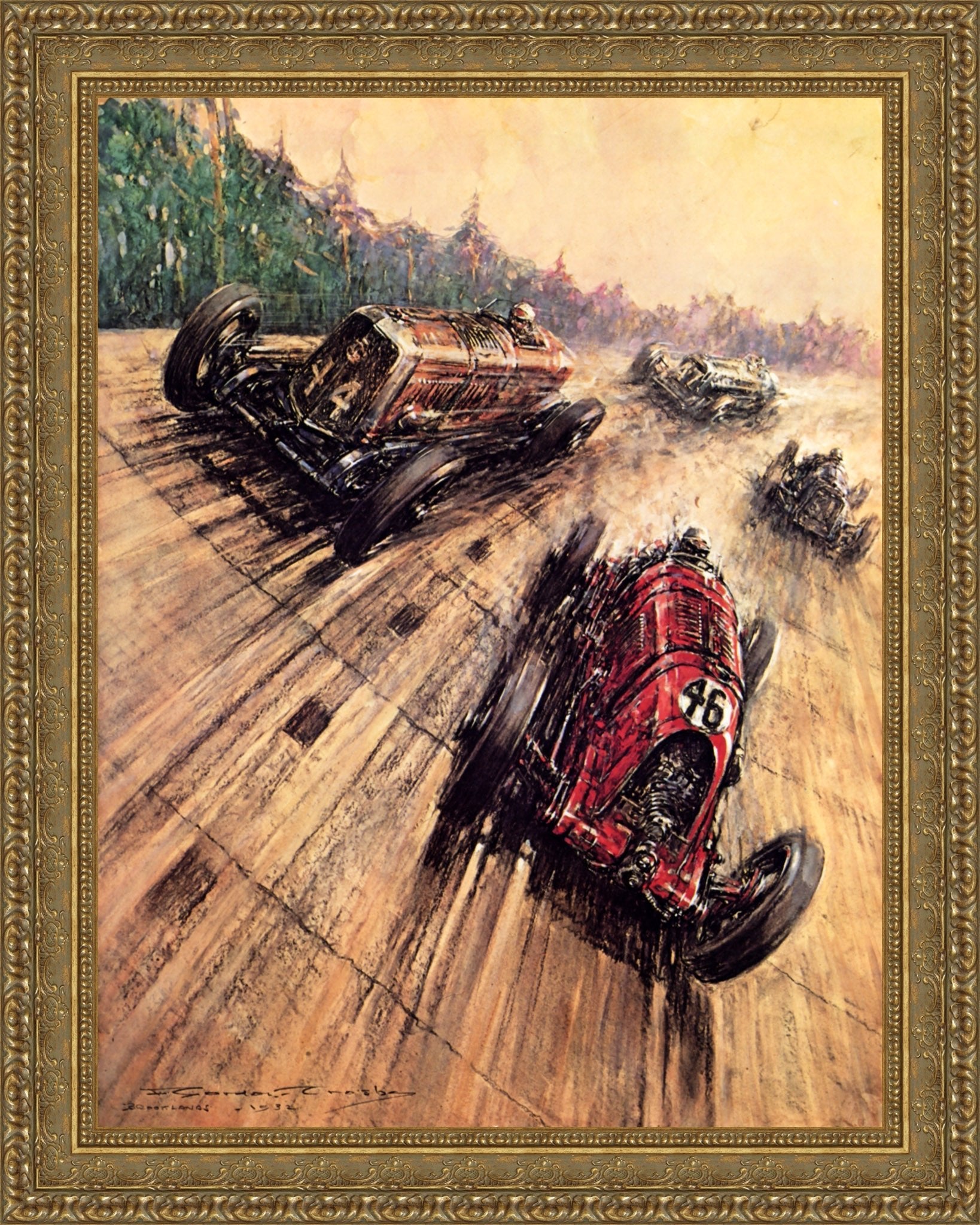 A British Empire Trophy Race – F. Gordon Crosby, 1932 - Canvas Classics