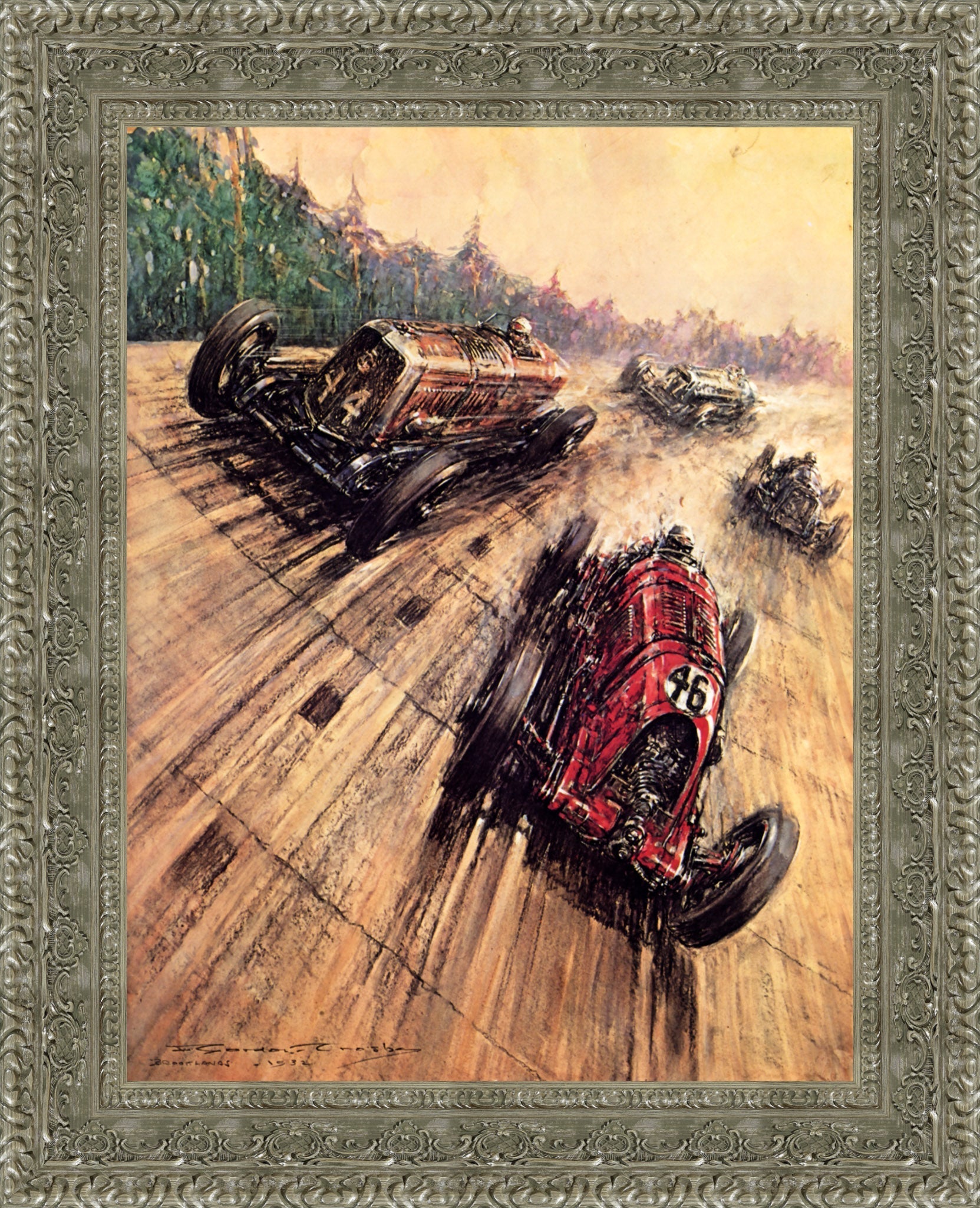 A British Empire Trophy Race – F. Gordon Crosby, 1932 - Canvas Classics