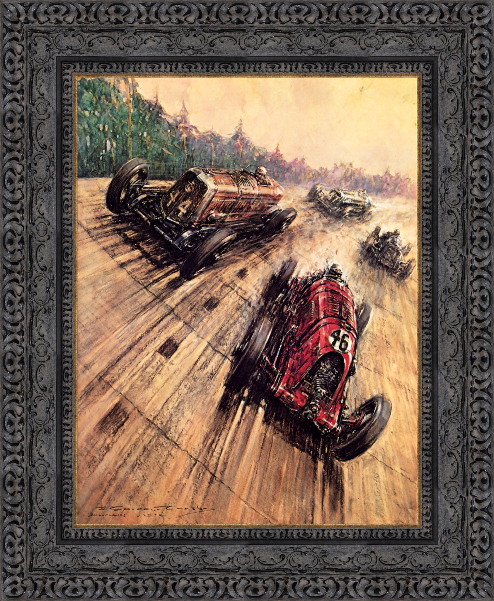 A British Empire Trophy Race – F. Gordon Crosby, 1932 - Canvas Classics