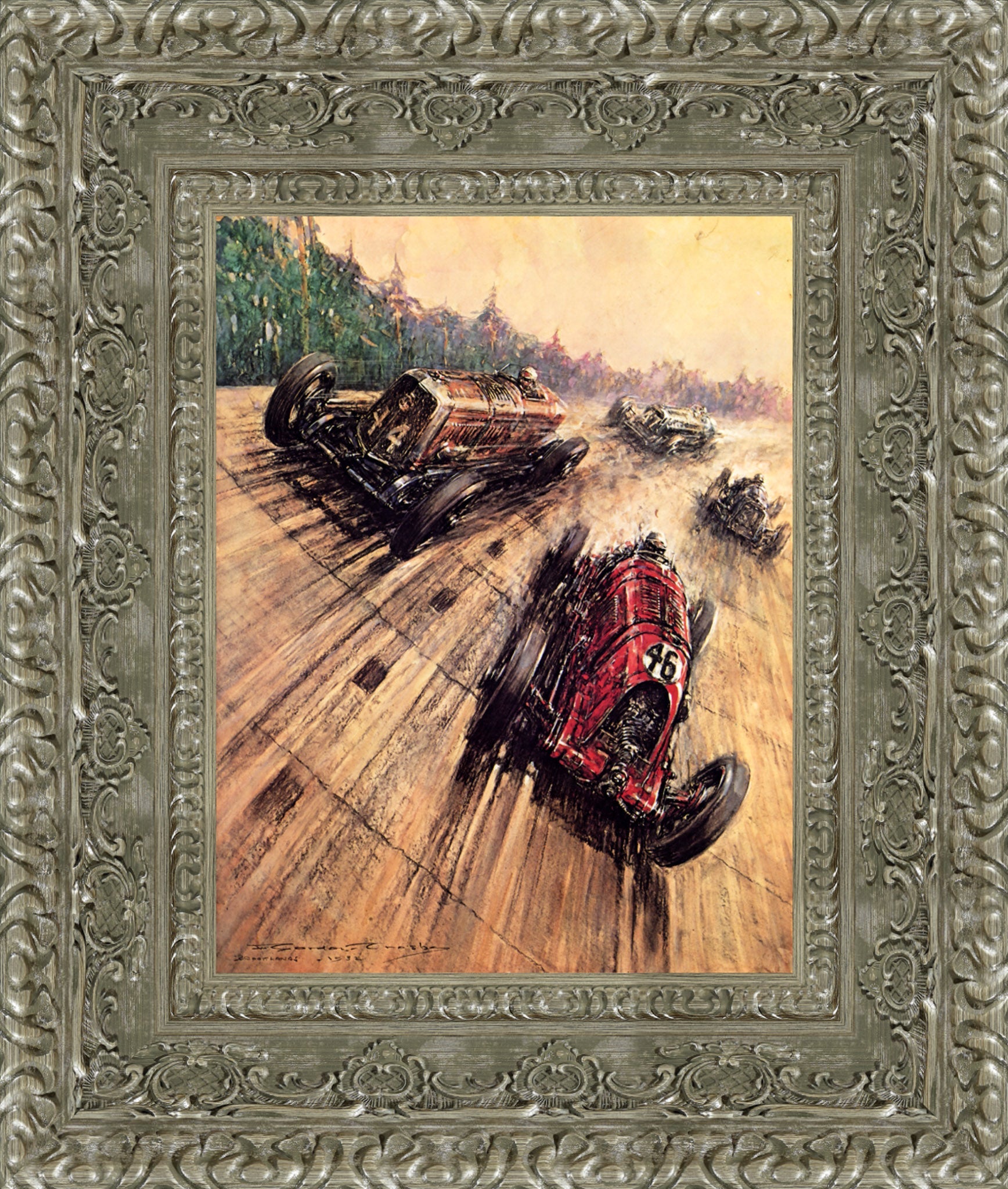 A British Empire Trophy Race – F. Gordon Crosby, 1932 - Canvas Classics