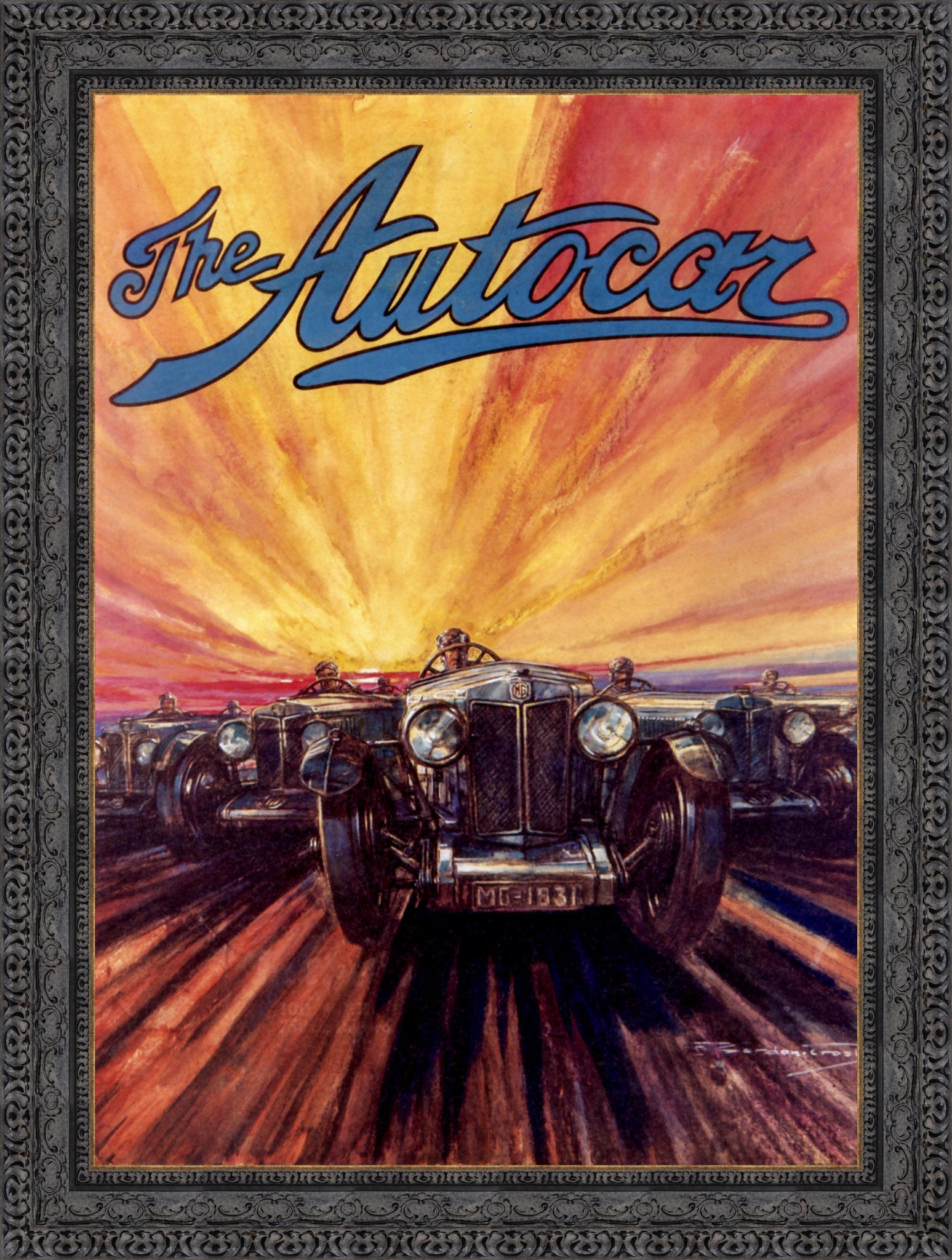 Autocar Cover – F. Gordon Crosby, 1931 - Canvas Classics