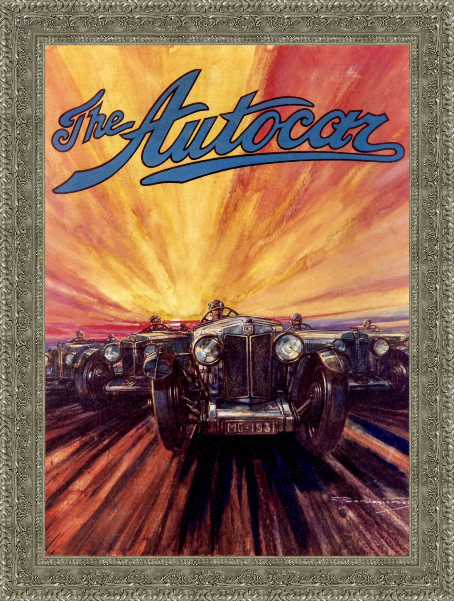 Autocar Cover – F. Gordon Crosby, 1931 - Canvas Classics