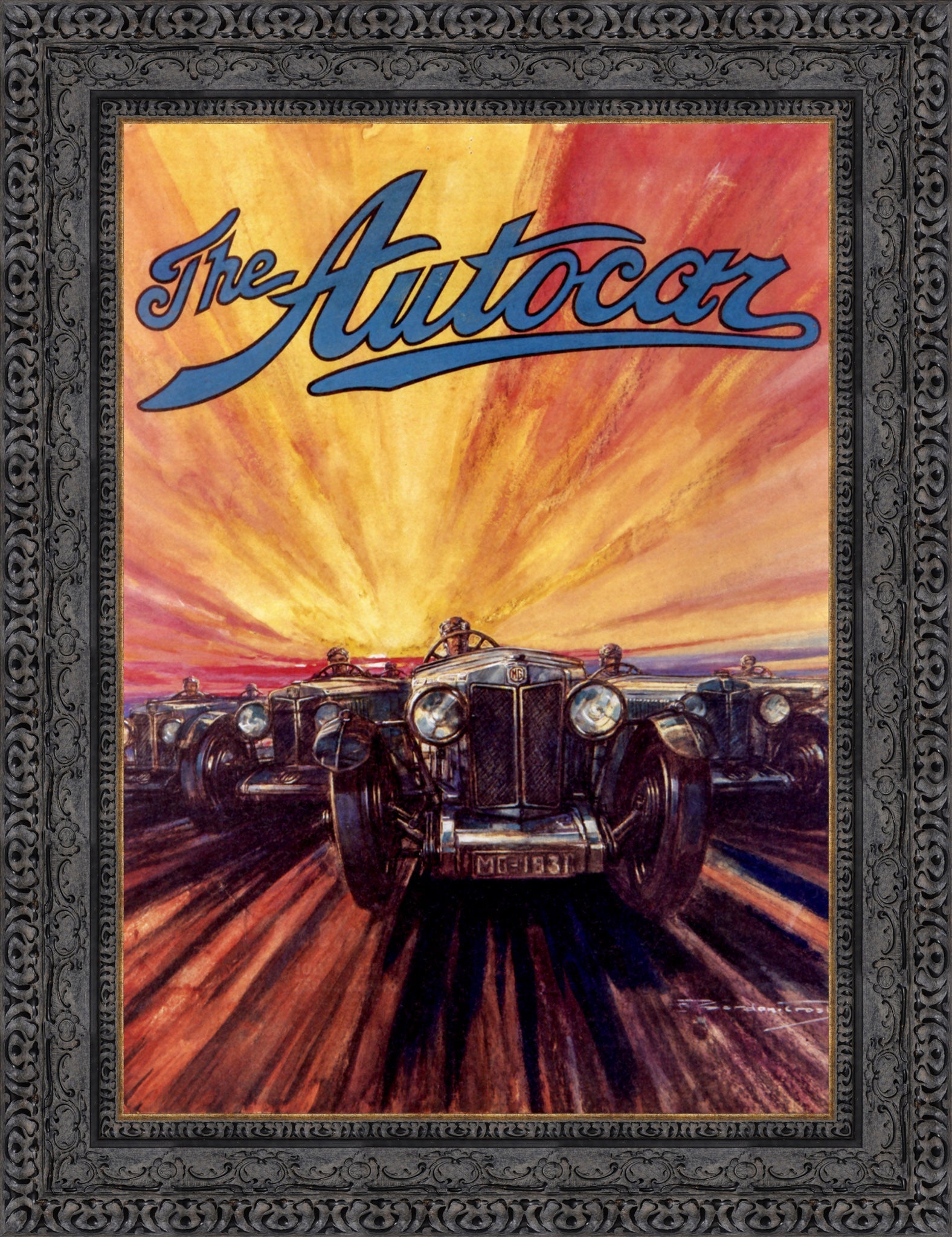 Autocar Cover – F. Gordon Crosby, 1931 - Canvas Classics