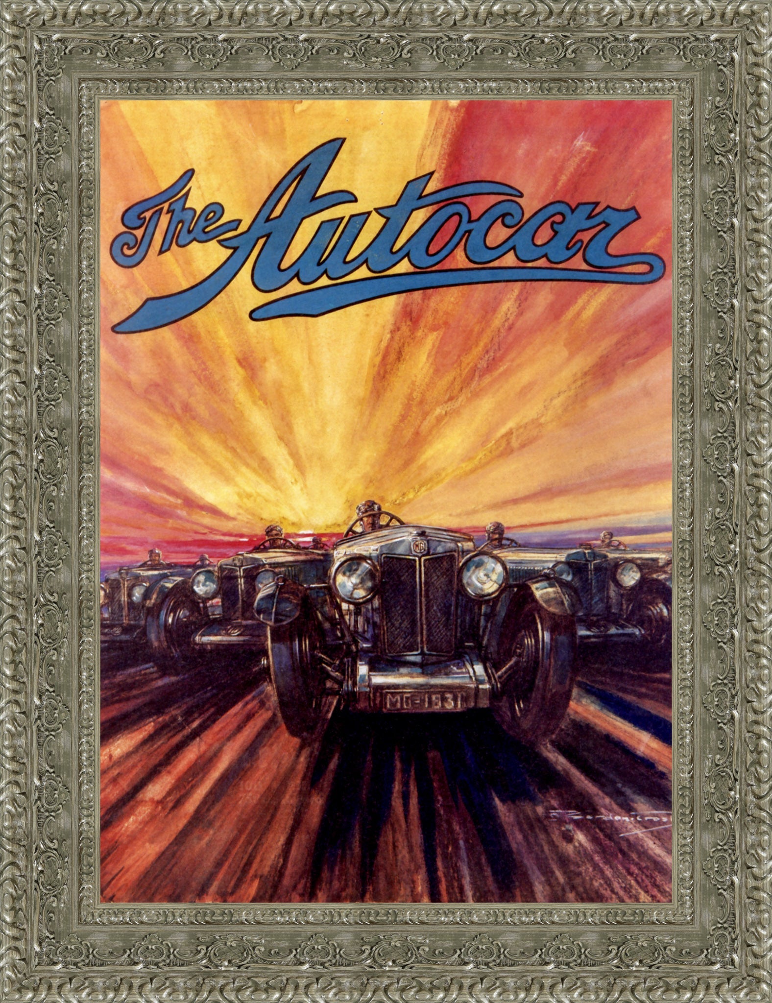 Autocar Cover – F. Gordon Crosby, 1931 - Canvas Classics
