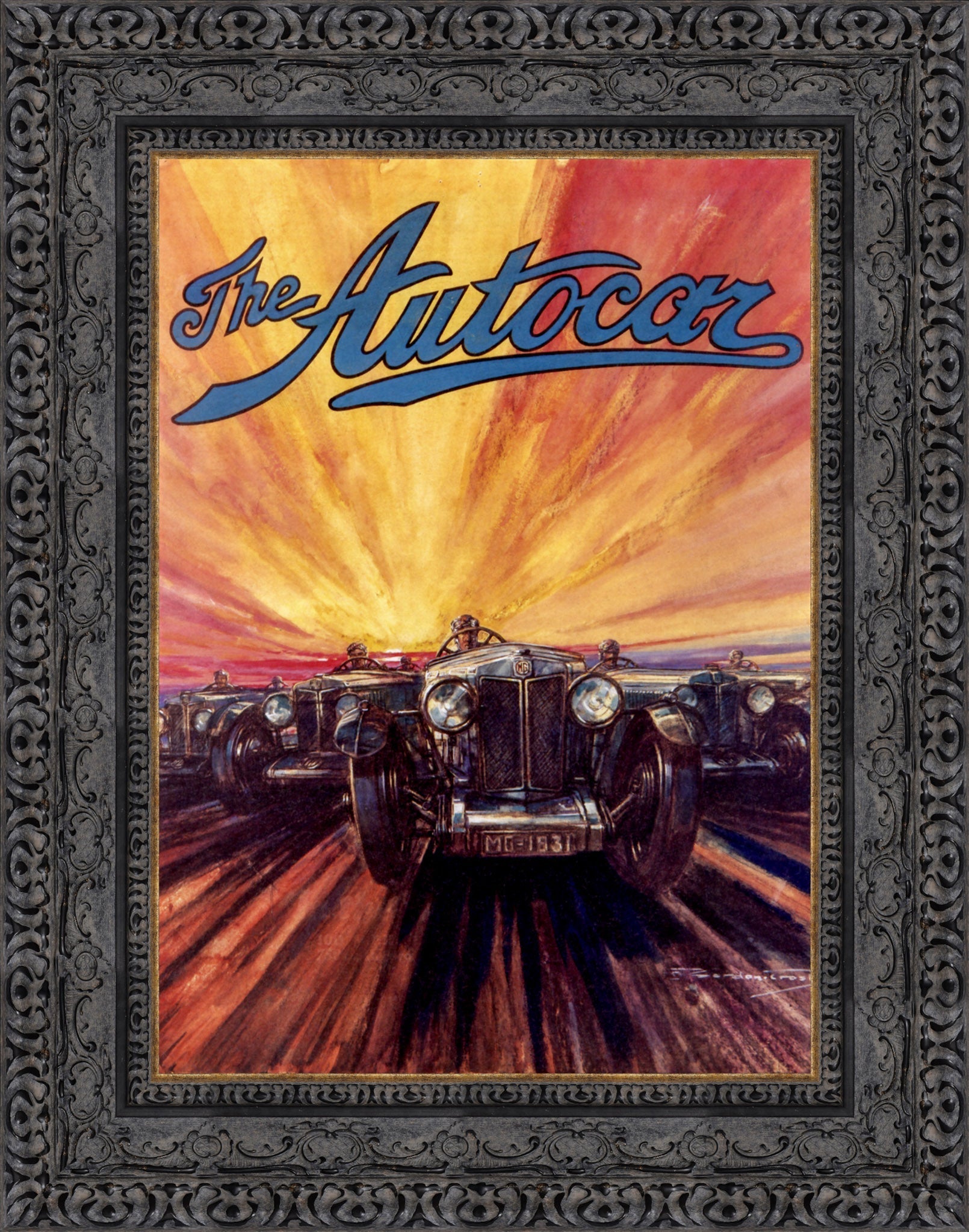 Autocar Cover – F. Gordon Crosby, 1931 - Canvas Classics