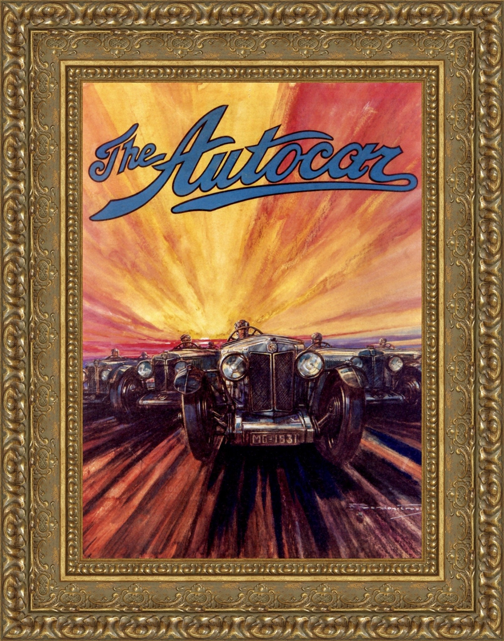 Autocar Cover – F. Gordon Crosby, 1931 - Canvas Classics