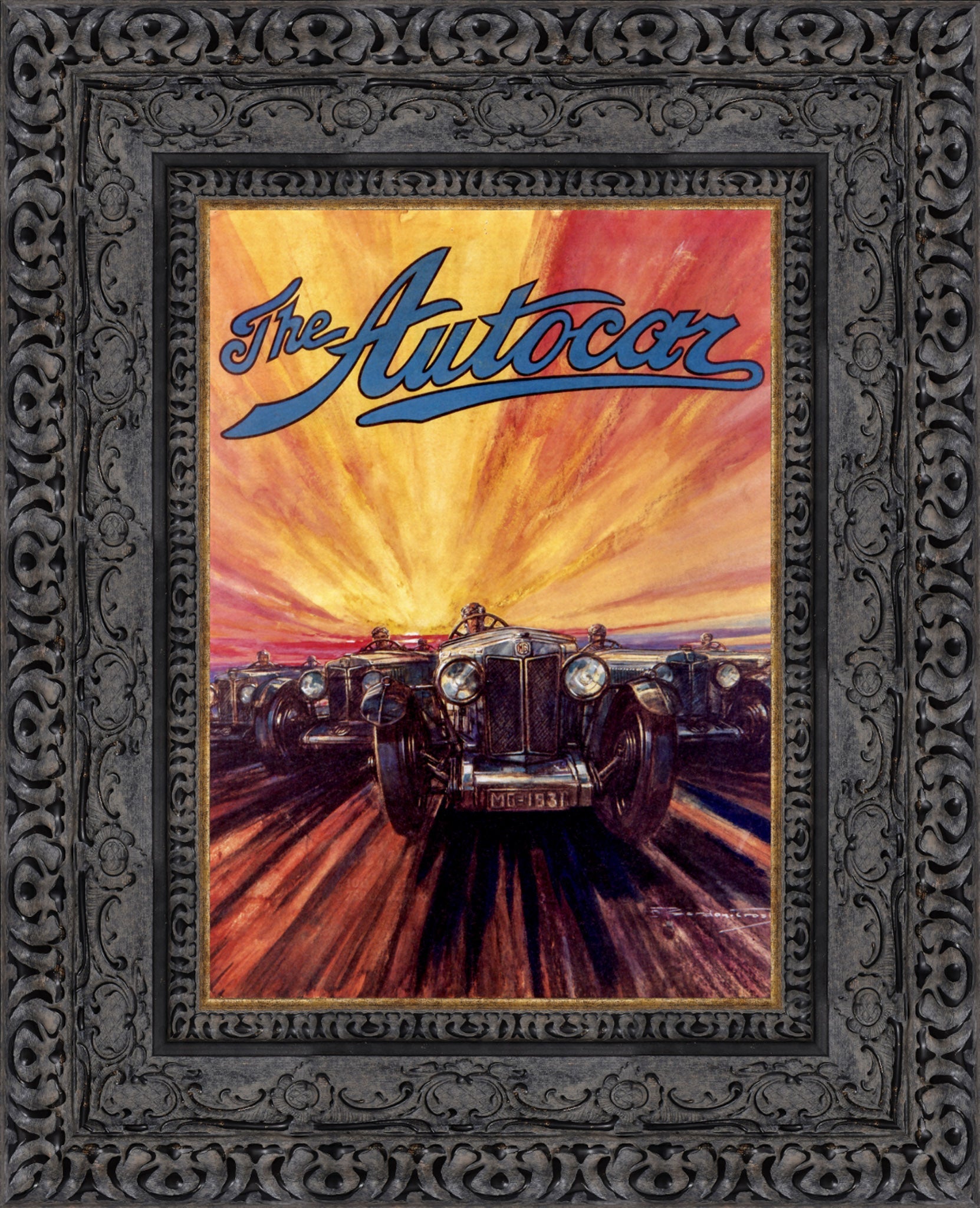 Autocar Cover – F. Gordon Crosby, 1931 - Canvas Classics