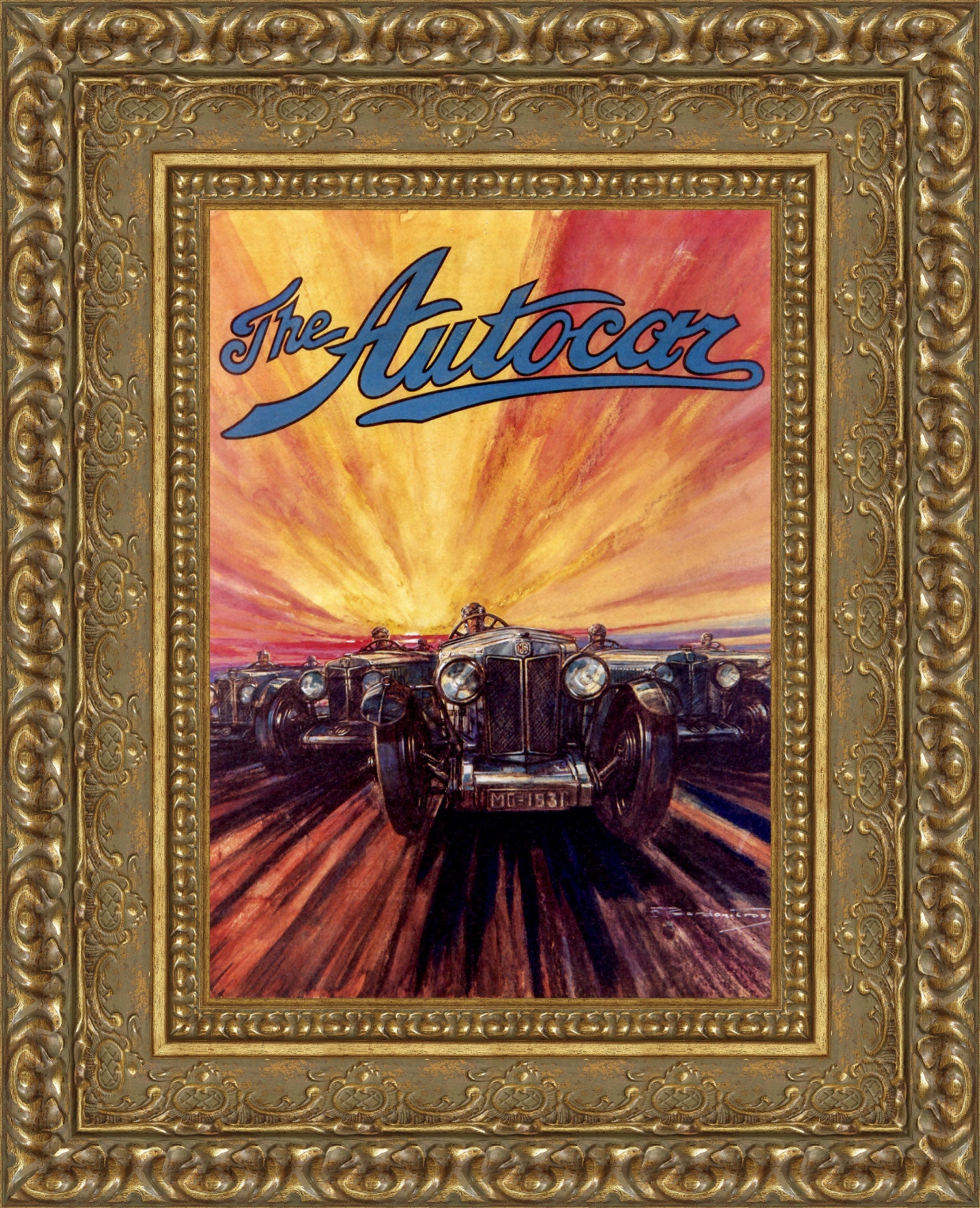 Autocar Cover – F. Gordon Crosby, 1931 - Canvas Classics