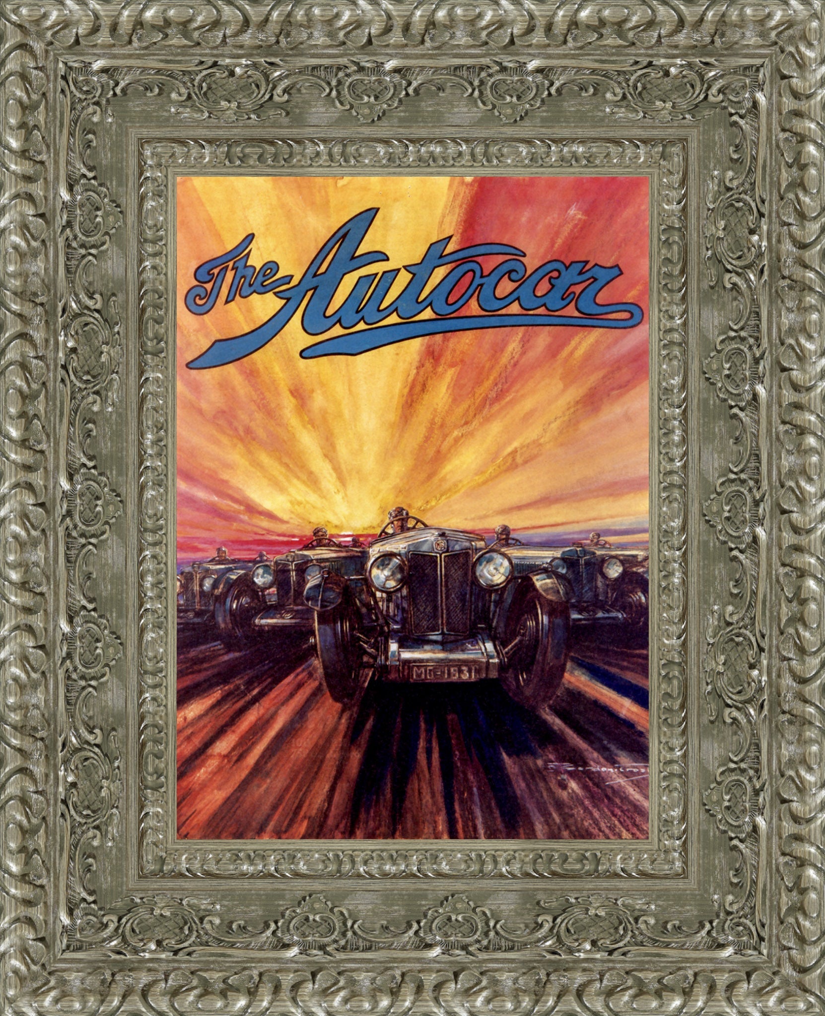 Autocar Cover – F. Gordon Crosby, 1931 - Canvas Classics