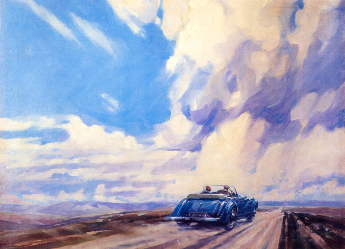 Lagonda V12 – F. Gordon Crosby, 1930, framed