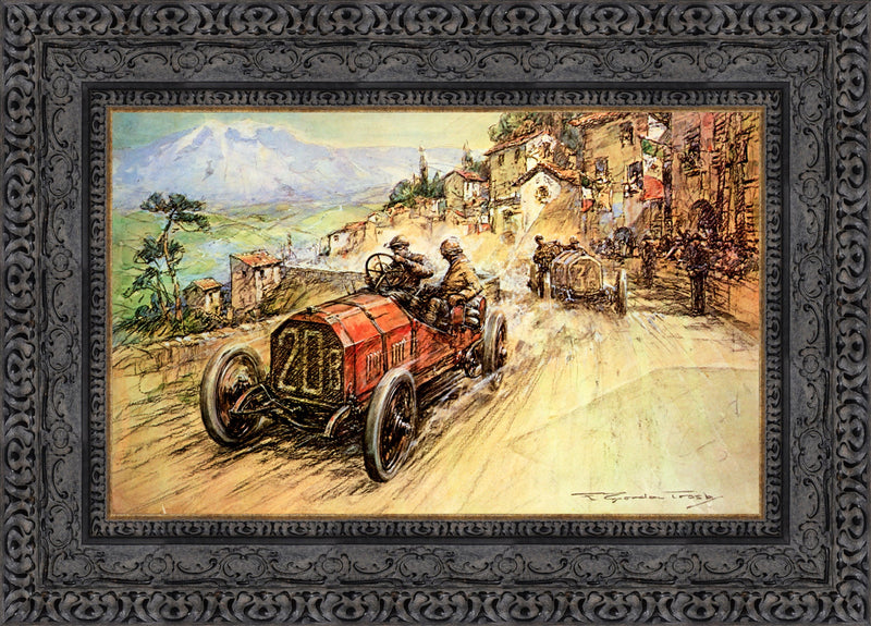 Nazzaro’s Winner in Targa Florio – F. Gordon Crosby, 1920s