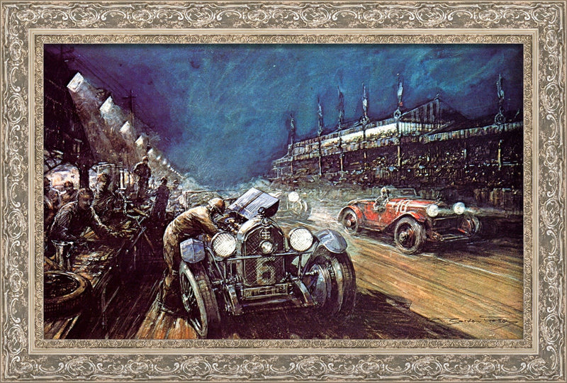 Night Racing at Le Mans 1926 – F. Gordon Crosby, 1926