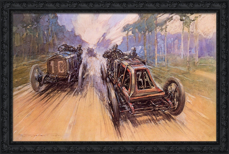 Renault in French Grand Prix 1906 – F. Gordon Crosby, 1906
