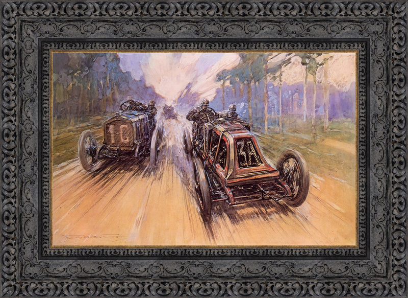 Renault in French Grand Prix 1906 – F. Gordon Crosby, 1906