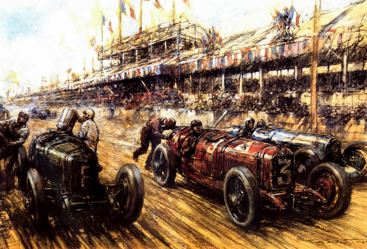 The Targa Florio 1932 – F. Gordon Crosby, 1932, framed