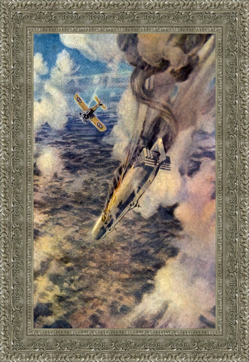 Thrilling Deeds of British Airmen: Achievement of Lieut. Warneford – F. Gordon Crosby, 1918