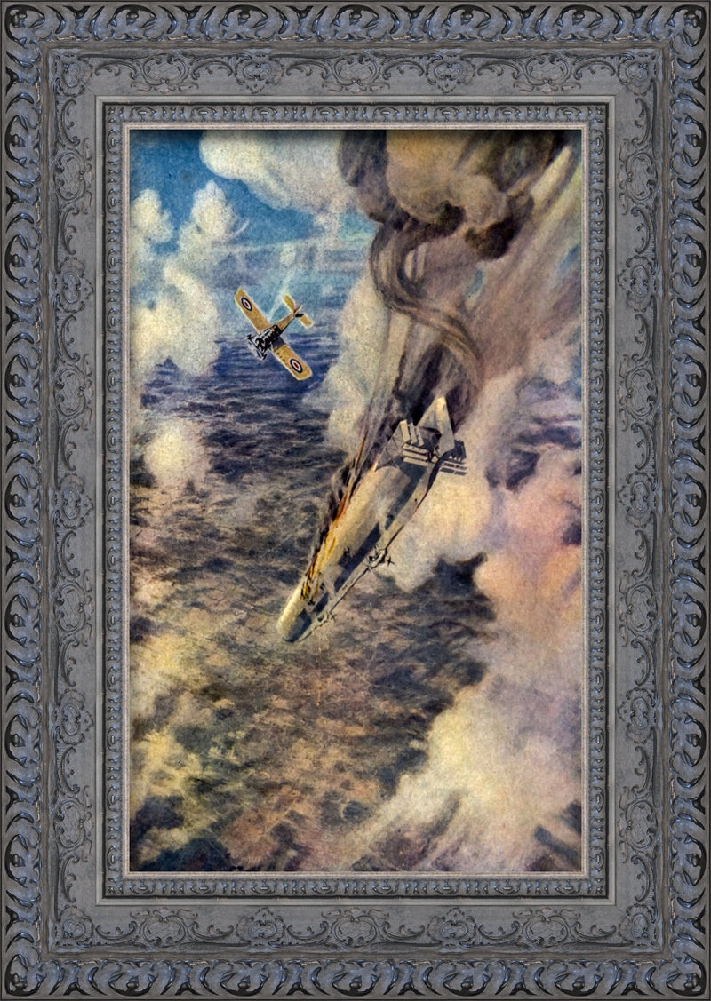 Thrilling Deeds of British Airmen: Achievement of Lieut. Warneford – F. Gordon Crosby, 1918