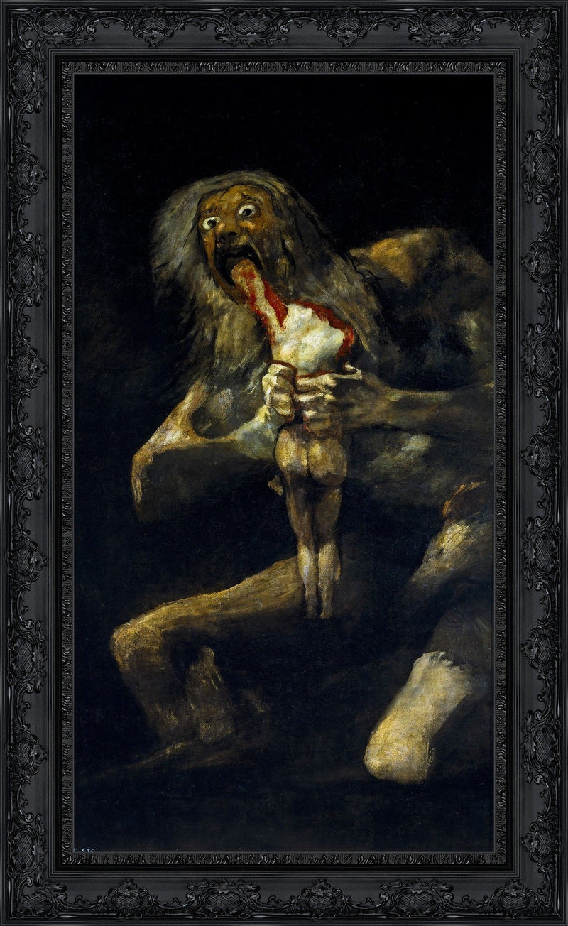 Saturn Devouring His Son – Francisco Goya, 1819–1823