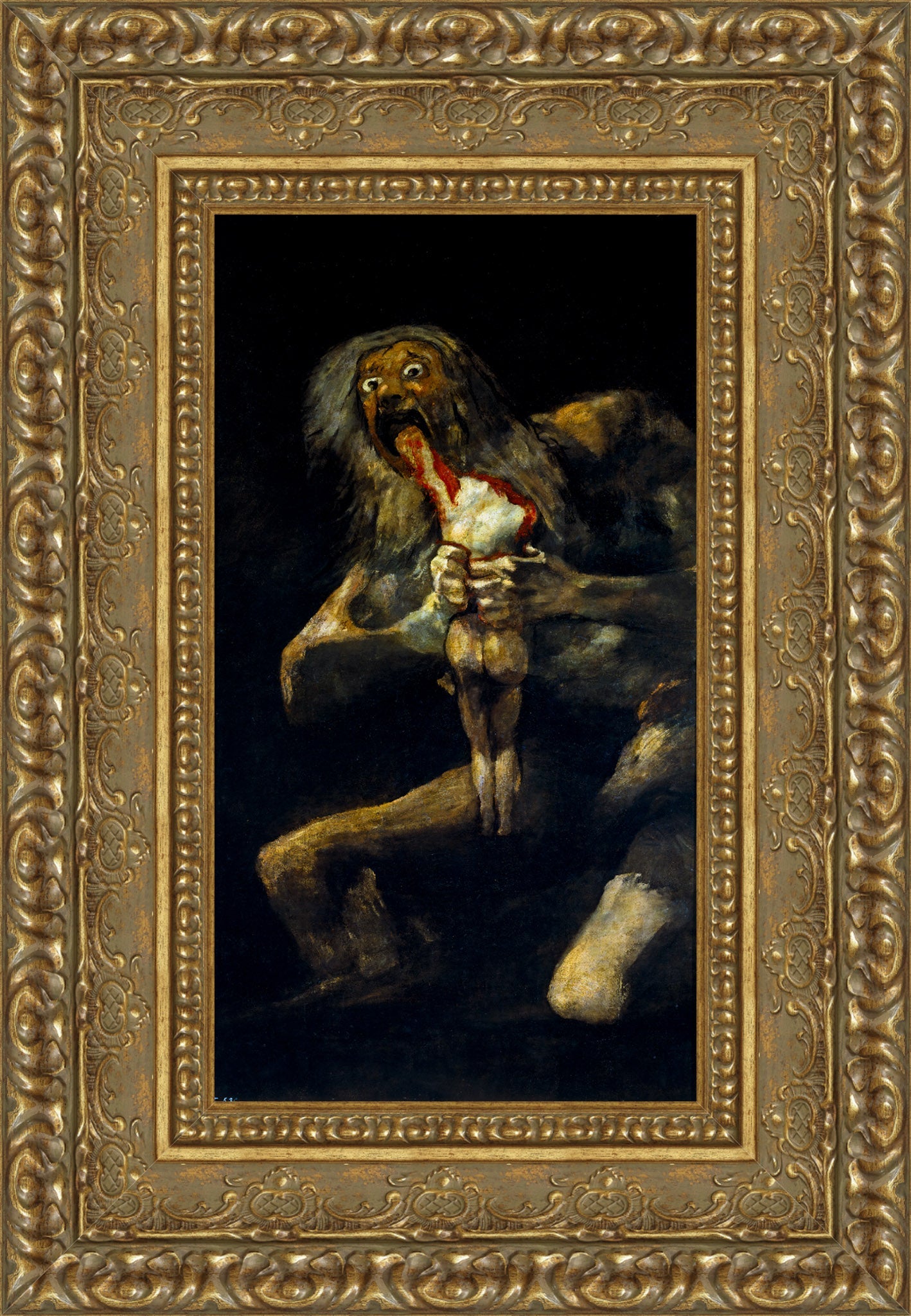 Saturn Devouring His Son – Francisco Goya, 1819–1823