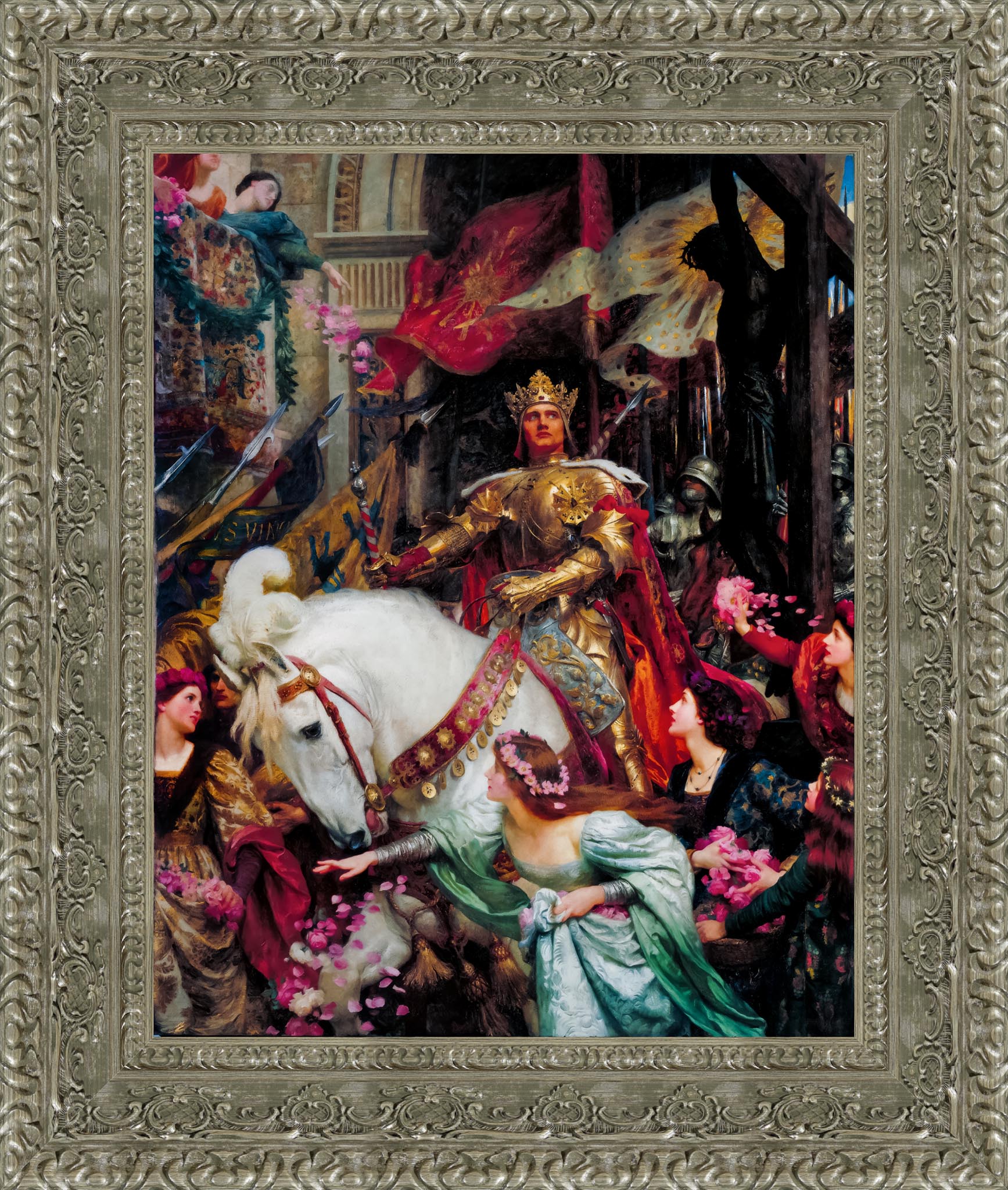The Two Crowns – Frank Dicksee, 1900 - Canvas Classics