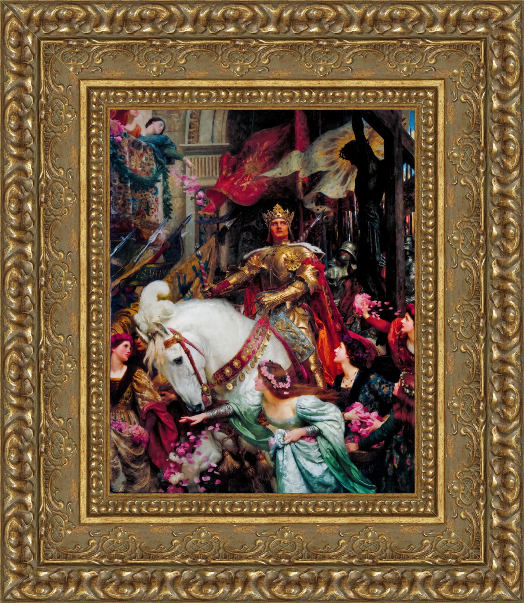 The Two Crowns – Frank Dicksee, 1900 - Canvas Classics