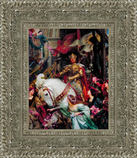 Silver frame