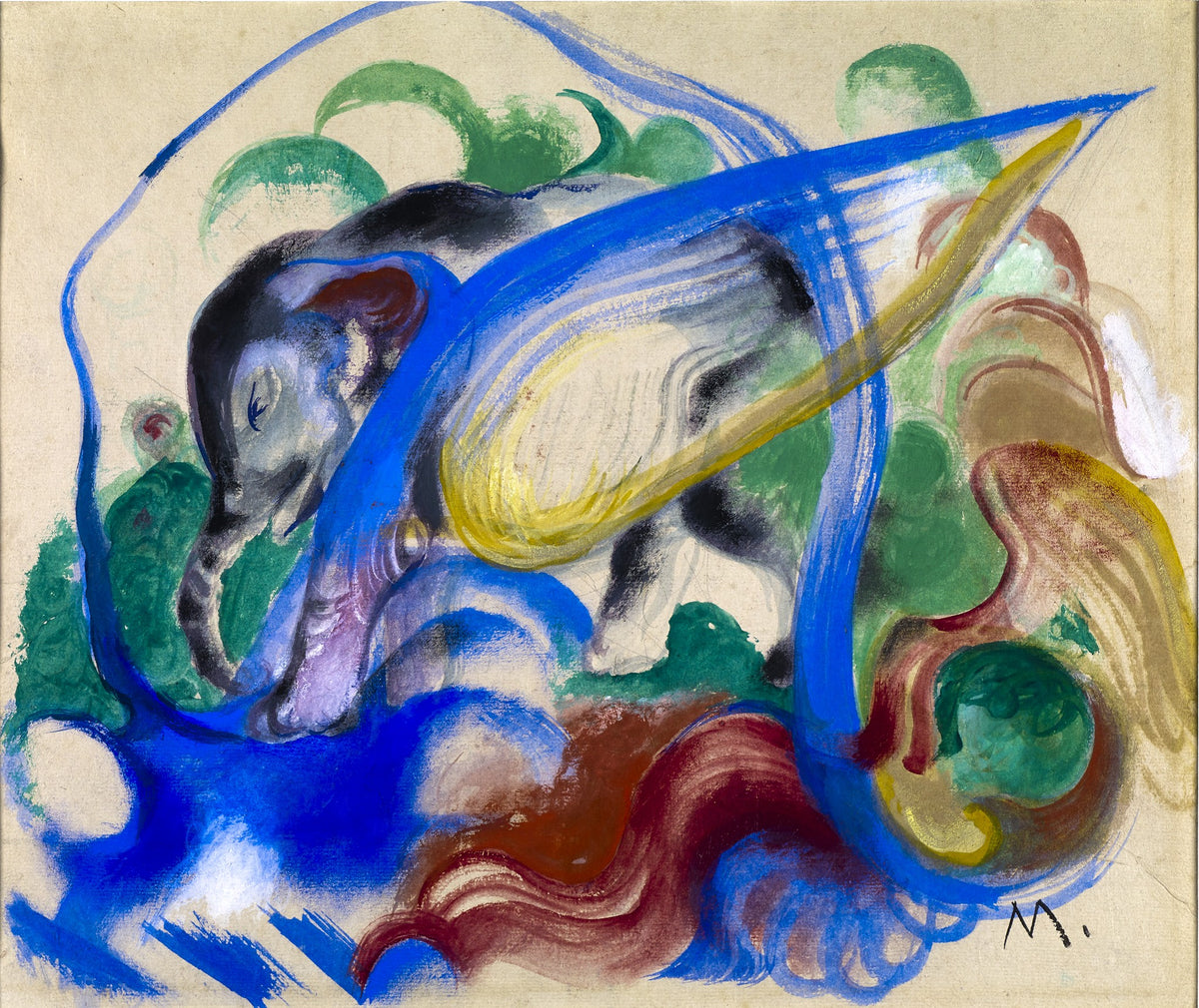 Fairy Animal – Franz Marc, 1913, framed