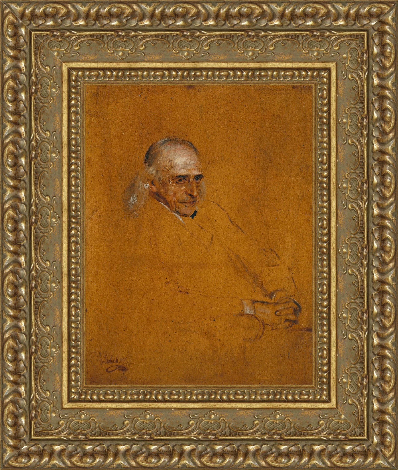 Theodor Mommsen Study – Franz Von Lenbach, c. 1885