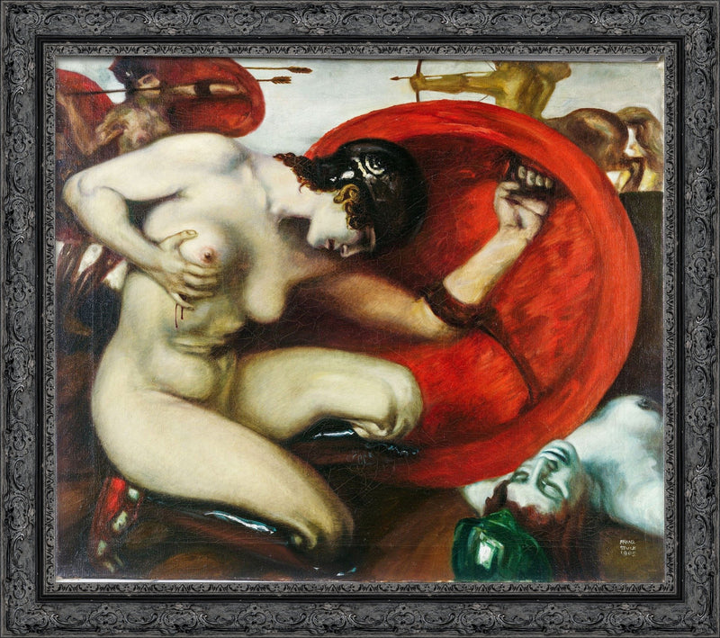 Wounded Amazon – Franz von Stuck, 1903