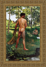 Fisherman with a Net – Frédéric Bazille, 1868