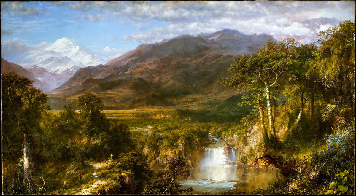 Heart of the Andes – Frederic Edwin Church, 1859, framed
