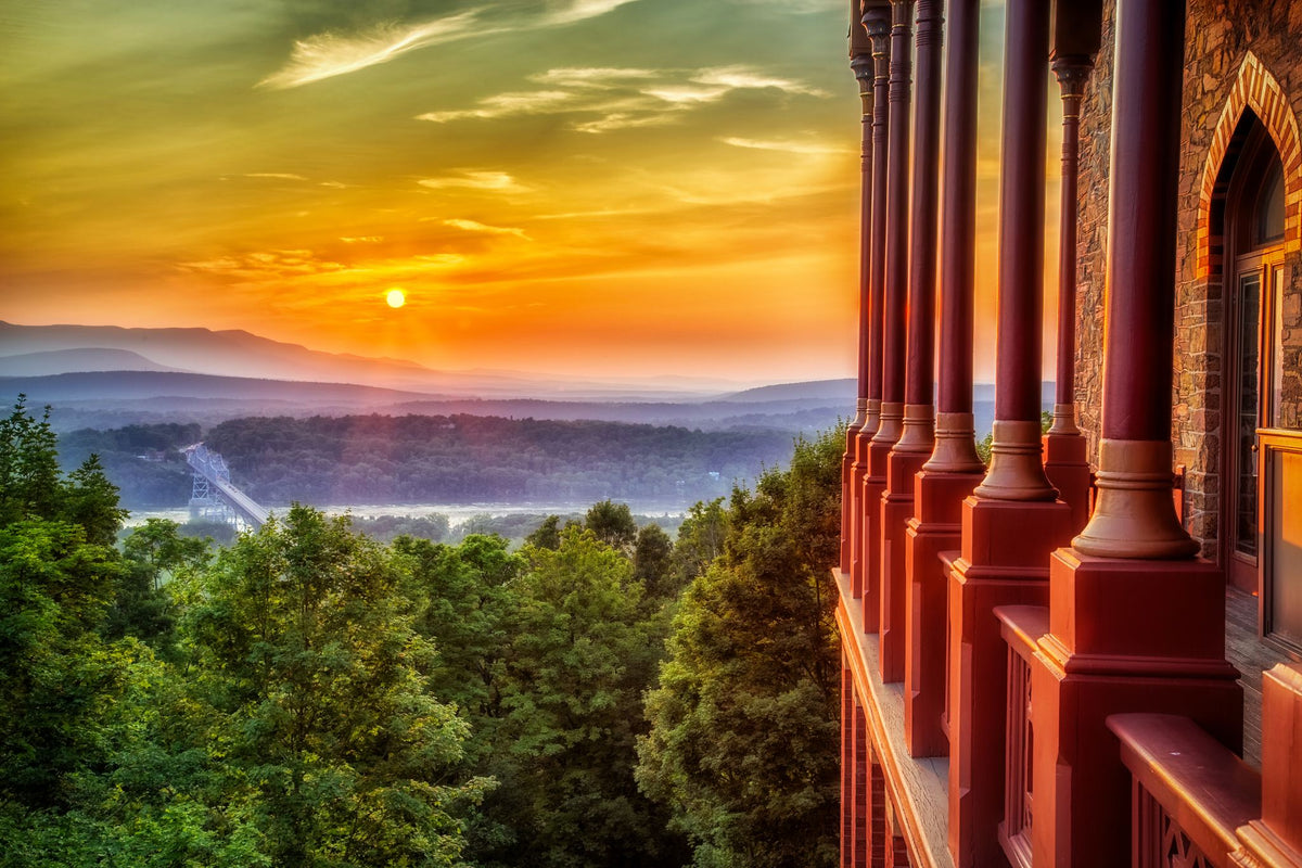 Olana Sunset – Frederic Edwin Church, 1872, framed