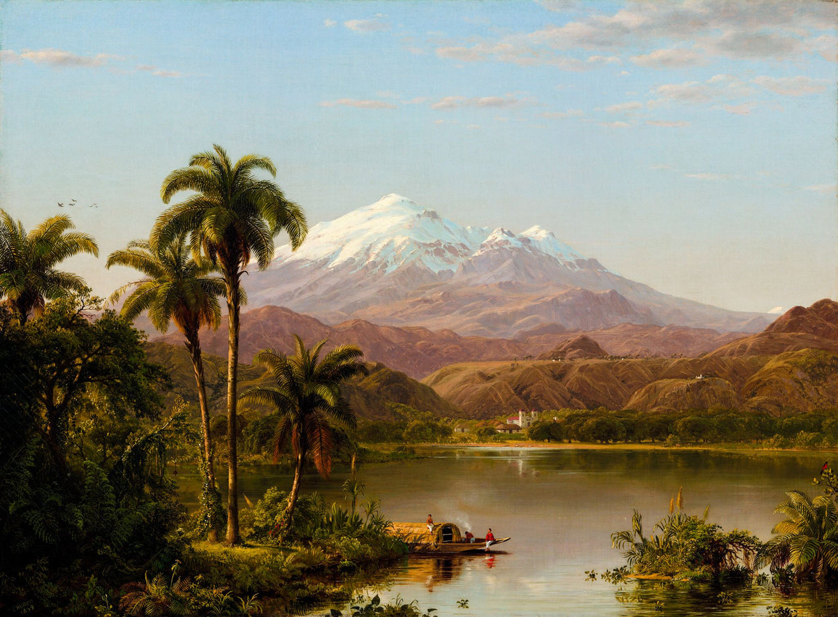 Tamaca Palms – Frederic Edwin Church, 1854, framed