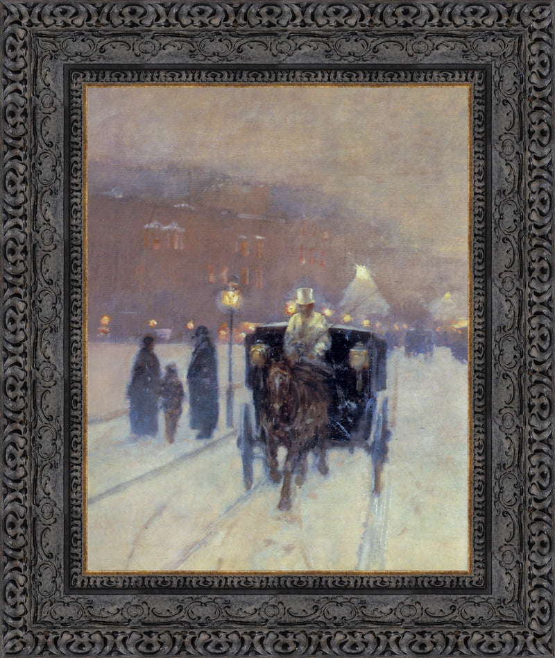 A City Fairyland: Detail – Childe Hassam, 1886