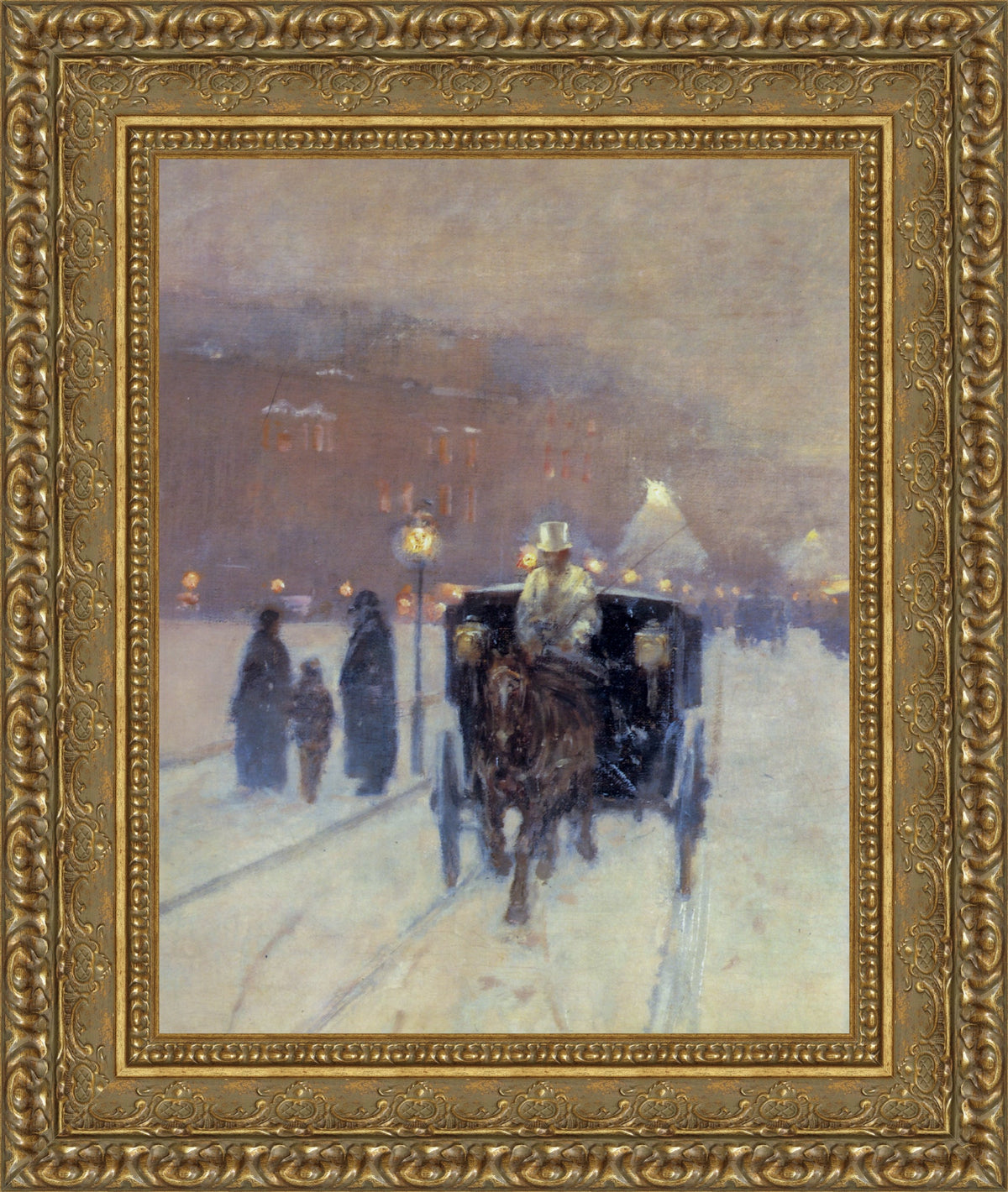 A City Fairyland: Detail – Childe Hassam, 1886