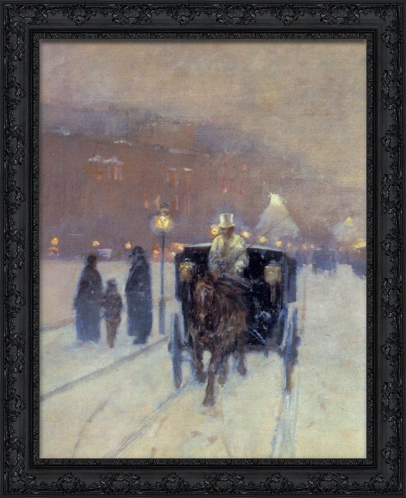 A City Fairyland: Detail – Childe Hassam, 1886