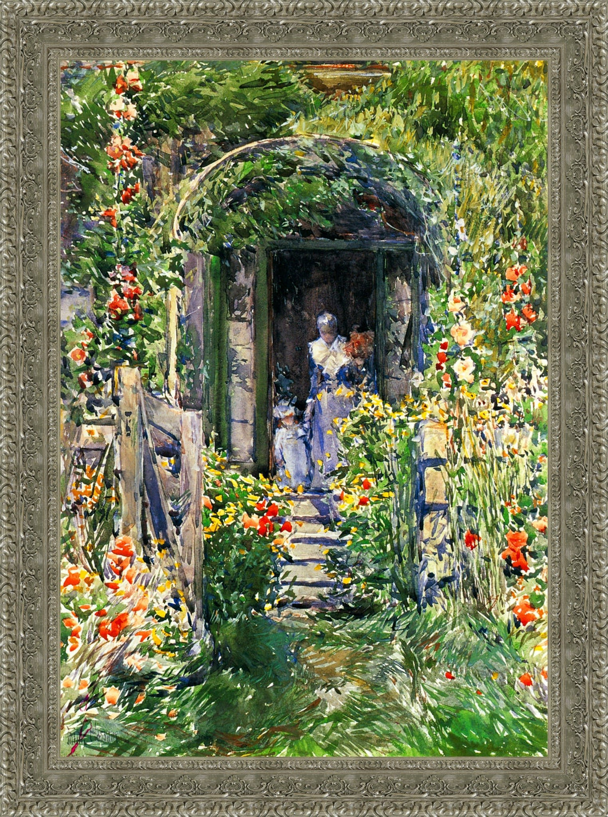 The Artist's Garden, Isle of Shoals – Childe Hassam, 1892