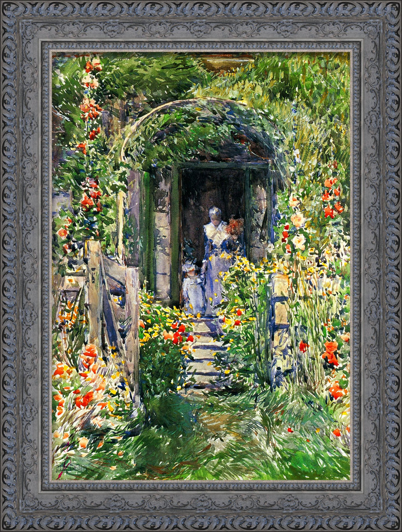The Artist's Garden, Isle of Shoals – Childe Hassam, 1892