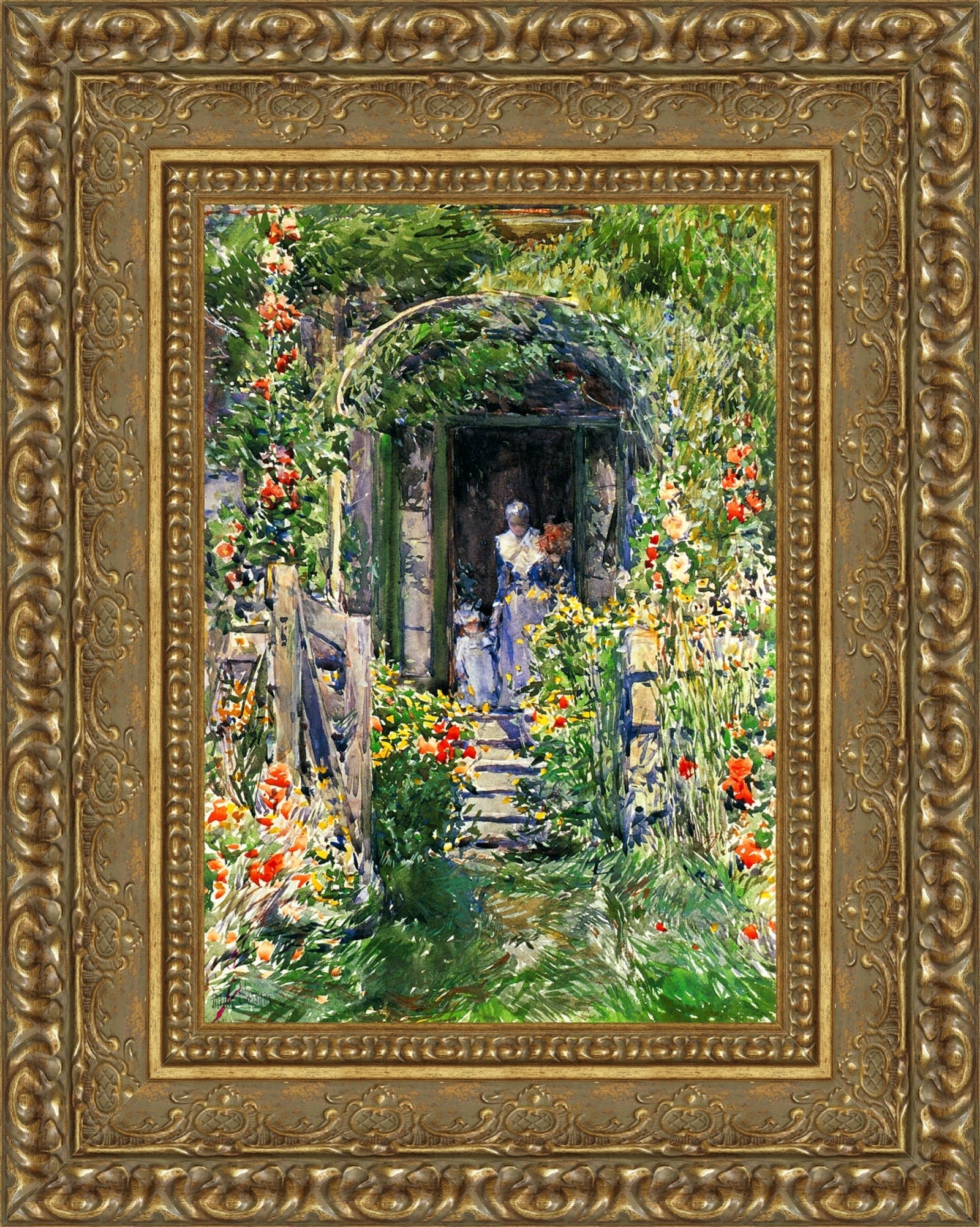 The Artist's Garden, Isle of Shoals – Childe Hassam, 1892