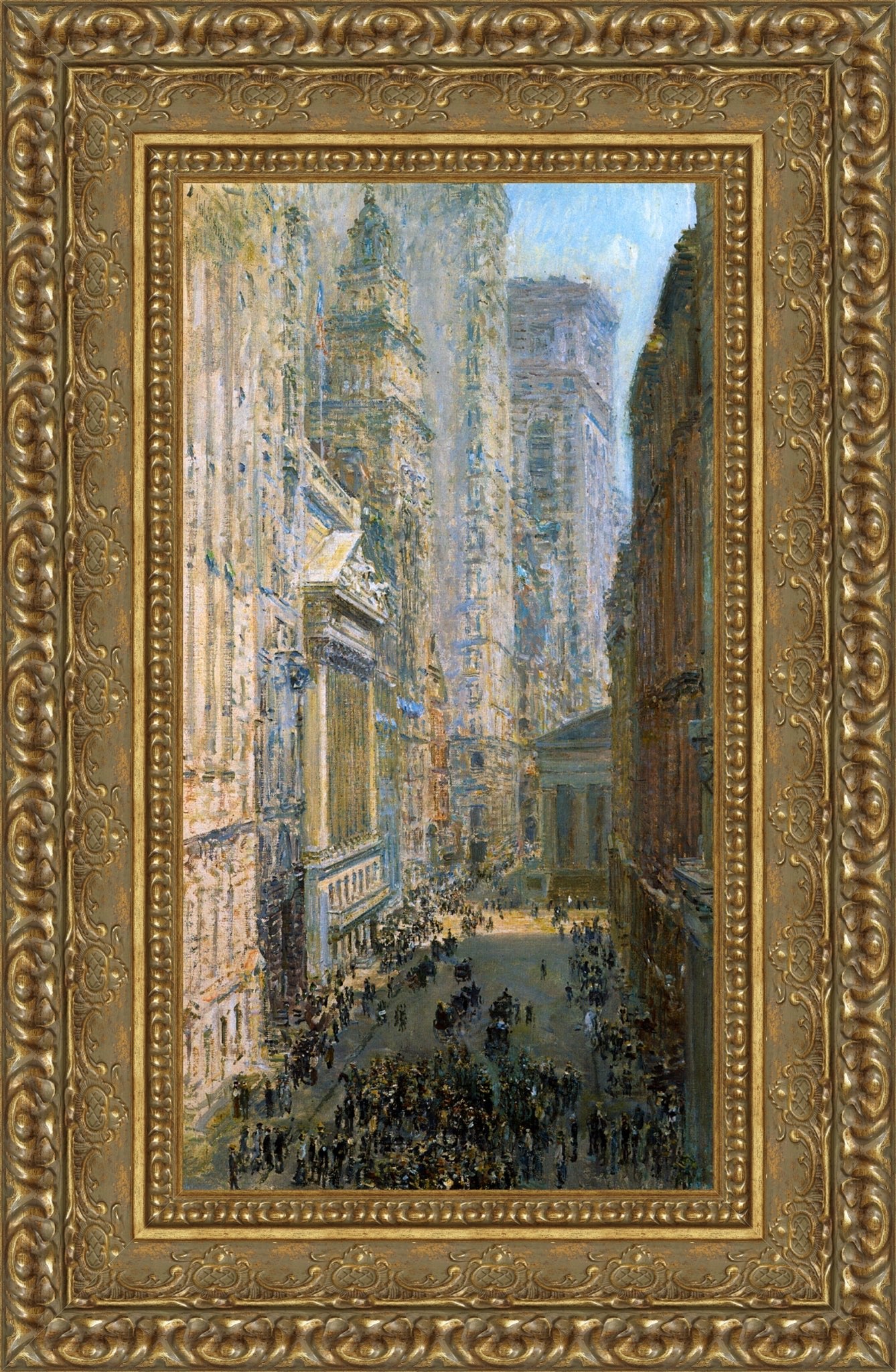 Lower Manhattan – Childe Hassam, 1910