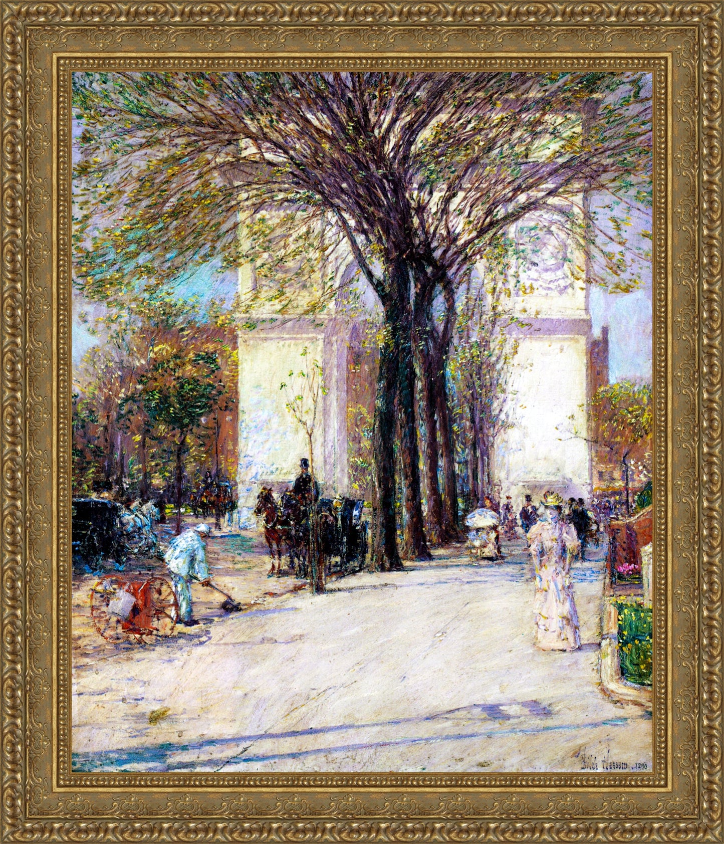 Washington Arch In Spring