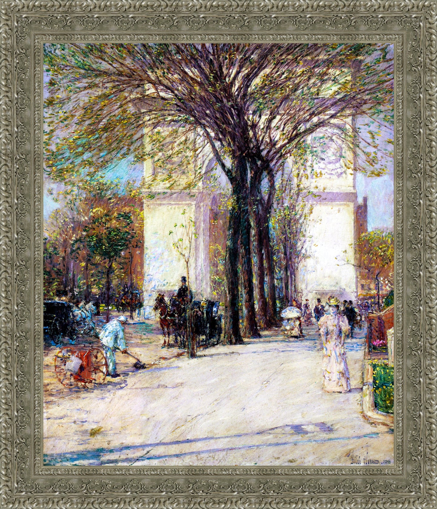 Washington Arch In Spring